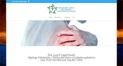 Desktop Screenshot of clinicadeldolor.medicosenmerida.com.mx