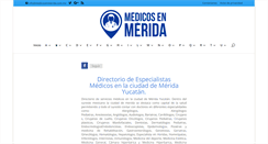 Desktop Screenshot of medicosenmerida.mx