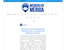 Tablet Screenshot of medicosenmerida.mx